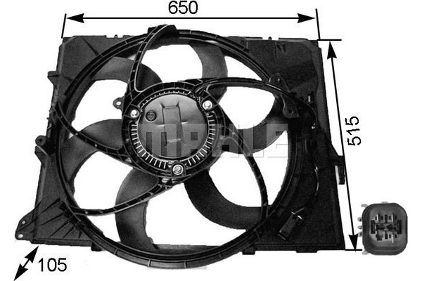 Mahle Βεντιλατέρ, Ψύξη Κινητήρα - Cff 264 000S