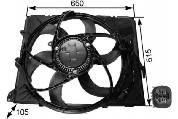 Mahle Βεντιλατέρ, Ψύξη Κινητήρα - Cff 264 000S