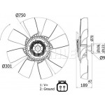 Mahle Βεντιλατέρ, Ψύξη Κινητήρα - Cff 421 000S