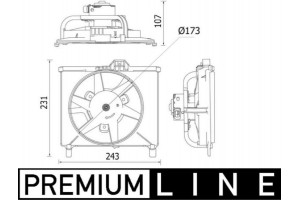 Mahle Βεντιλατέρ, Ψύξη Κινητήρα - Cff 541 000P