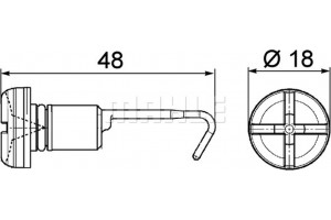 Mahle Βίδα, Πώμα Ψυγείου - Crx 49 000P