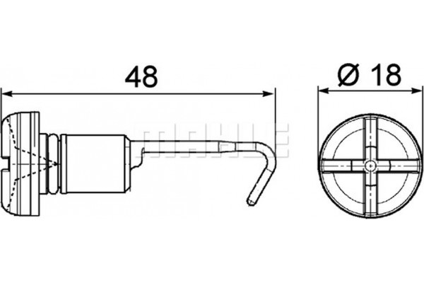 Mahle Βίδα, Πώμα Ψυγείου - Crx 49 000P