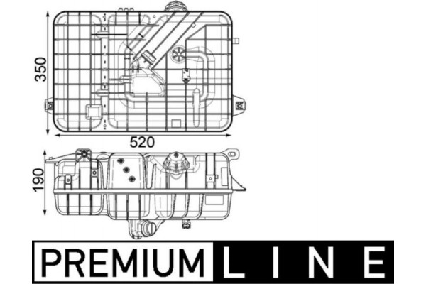 Mahle Δοχείο διαστολής, Ψυκτικό Υγρό - Crt 234 000P