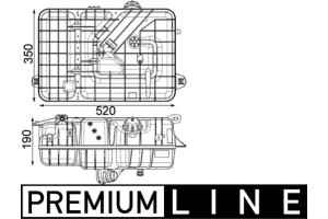 Mahle Δοχείο διαστολής, Ψυκτικό Υγρό - Crt 235 000P