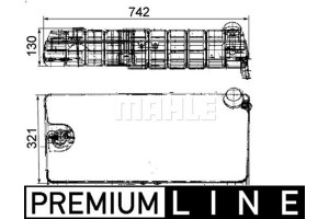 Mahle Δοχείο διαστολής, Ψυκτικό Υγρό - Crt 41 000P
