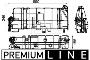 Mahle Δοχείο διαστολής, Ψυκτικό Υγρό - Crt 42 000P