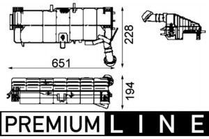 Mahle Δοχείο διαστολής, Ψυκτικό Υγρό - Crt 49 000P