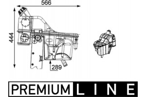 Mahle Δοχείο διαστολής, Ψυκτικό Υγρό - Crt 54 000P
