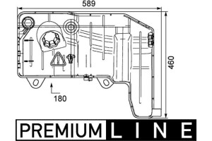 Mahle Δοχείο διαστολής, Ψυκτικό Υγρό - Crt 55 000P