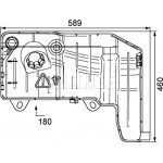 Mahle Δοχείο διαστολής, Ψυκτικό Υγρό - Crt 55 000P