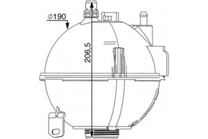 Mahle Δοχείο διαστολής, Ψυκτικό Υγρό - Crt 210 000S