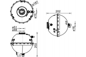 Mahle Δοχείο διαστολής, Ψυκτικό Υγρό - Crt 211 000S