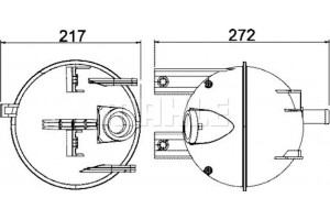 Mahle Δοχείο διαστολής, Ψυκτικό Υγρό - Crt 4 000S