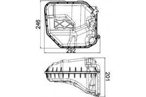 Mahle Δοχείο διαστολής, Ψυκτικό Υγρό - Crt 9 000S