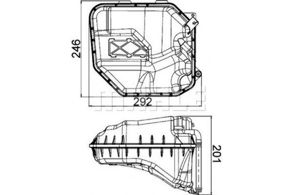 Mahle Δοχείο διαστολής, Ψυκτικό Υγρό - Crt 9 000S