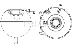 Mahle Δοχείο διαστολής, Ψυκτικό Υγρό - Crt 23 000S