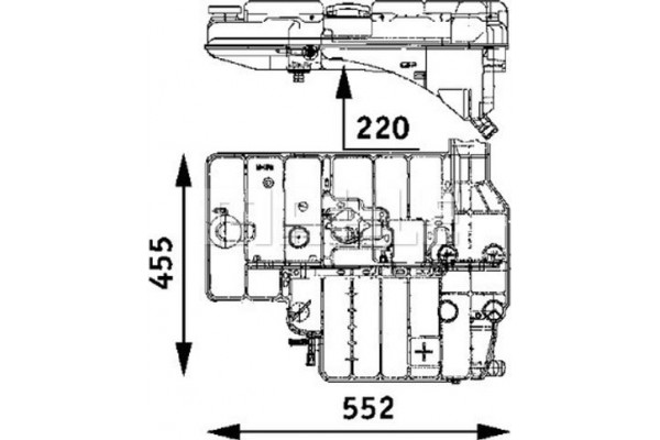 Mahle Δοχείο διαστολής, Ψυκτικό Υγρό - Crt 37 000P