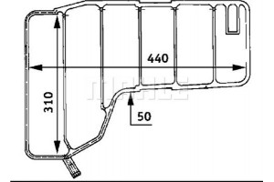 Mahle Δοχείο διαστολής, Ψυκτικό Υγρό - Crt 38 000S