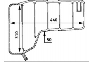 Mahle Δοχείο διαστολής, Ψυκτικό Υγρό - Crt 38 000S