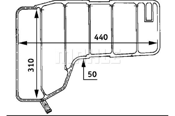 Mahle Δοχείο διαστολής, Ψυκτικό Υγρό - Crt 38 000S