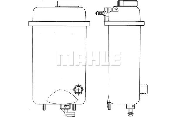 Mahle Δοχείο διαστολής, Ψυκτικό Υγρό - Crt 52 000S