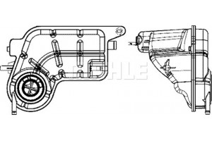 Mahle Δοχείο διαστολής, Ψυκτικό Υγρό - Crt 81 001S