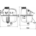 Mahle Δοχείο διαστολής, Ψυκτικό Υγρό - Crt 87 001S