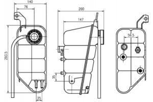 Mahle Δοχείο διαστολής, Ψυκτικό Υγρό - Crt 118 000S