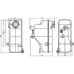 Mahle Δοχείο διαστολής, Ψυκτικό Υγρό - Crt 123 000S
