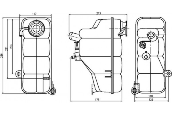 Mahle Δοχείο διαστολής, Ψυκτικό Υγρό - Crt 123 000S