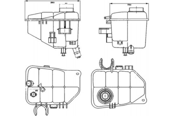 Mahle Δοχείο διαστολής, Ψυκτικό Υγρό - Crt 126 000S
