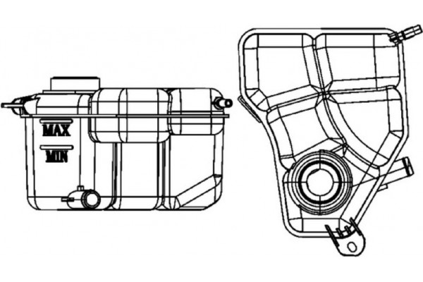 Mahle Δοχείο διαστολής, Ψυκτικό Υγρό - Crt 133 000S