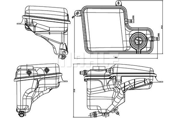 Mahle Δοχείο διαστολής, Ψυκτικό Υγρό - Crt 203 000S