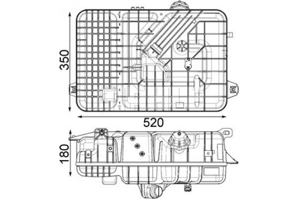 Mahle Δοχείο διαστολής, Ψυκτικό Υγρό - Crt 236 000P