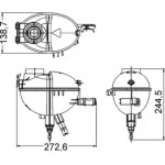 Mahle Δοχείο διαστολής, Ψυκτικό Υγρό - Crt 209 000S
