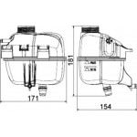 Mahle Δοχείο διαστολής, Ψυκτικό Υγρό - Crt 87 001S