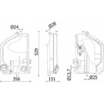 Mahle Δοχείο διαστολής, Ψυκτικό Υγρό - Crt 6 000S