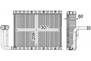 Mahle Εξαεριωτής, Σύστημα Κλιματισμού - Ae 104 000P