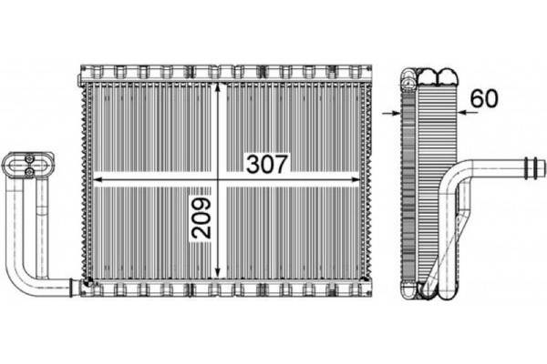 Mahle Εξαεριωτής, Σύστημα Κλιματισμού - Ae 104 000P