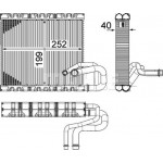 Mahle Εξαεριωτής, Σύστημα Κλιματισμού - Ae 106 000P