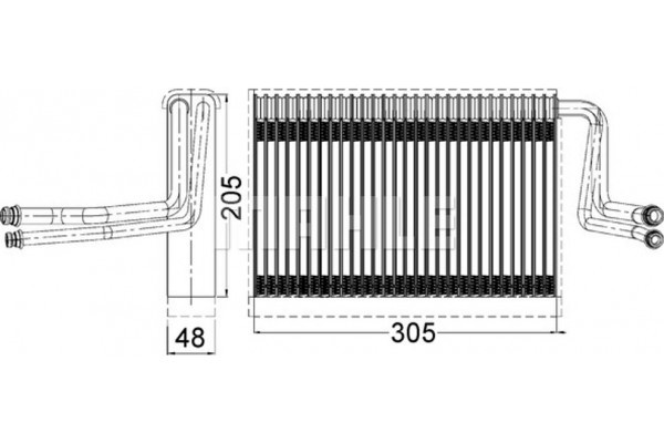 Mahle Εξαεριωτής, Σύστημα Κλιματισμού - Ae 113 000S