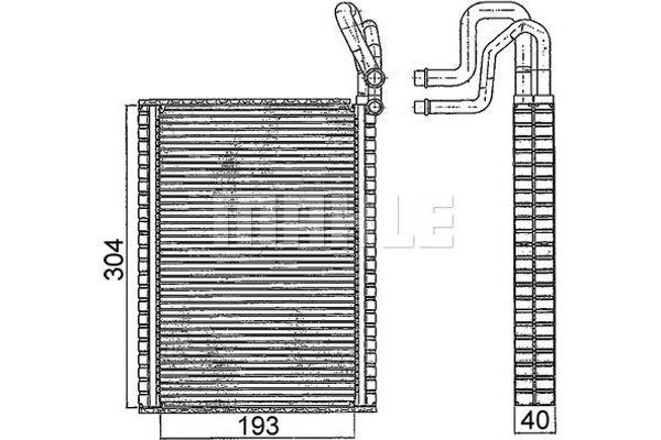 Mahle Εξαεριωτής, Σύστημα Κλιματισμού - Ae 116 000S