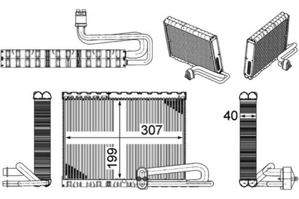 Mahle Εξαεριωτής, Σύστημα Κλιματισμού - Ae 121 000P