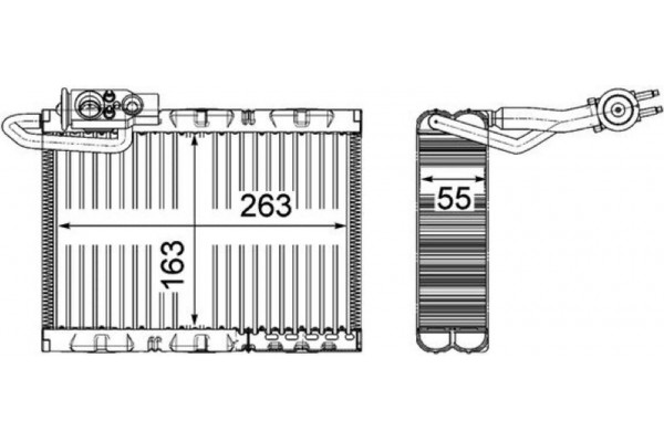 Mahle Εξαεριωτής, Σύστημα Κλιματισμού - Ae 126 000P