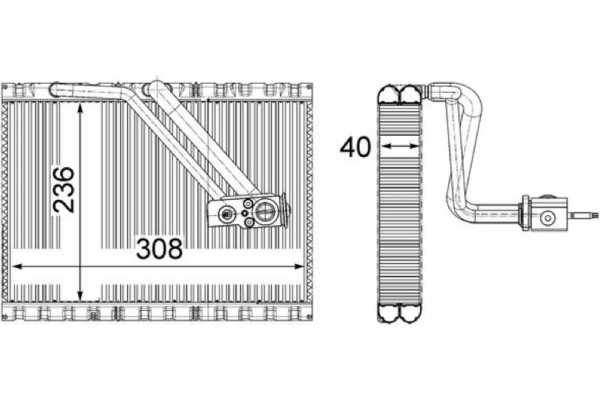 Mahle Εξαεριωτής, Σύστημα Κλιματισμού - Ae 127 000P