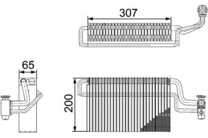 Mahle Εξαεριωτής, Σύστημα Κλιματισμού - Ae 146 000P