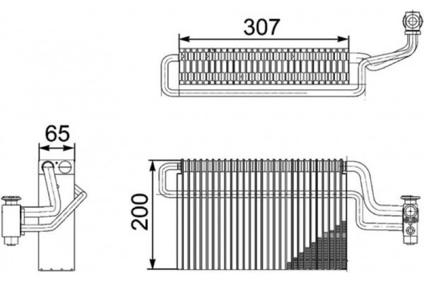 Mahle Εξαεριωτής, Σύστημα Κλιματισμού - Ae 146 000P