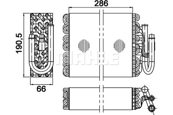 Mahle Εξαεριωτής, Σύστημα Κλιματισμού - Ae 35 000P