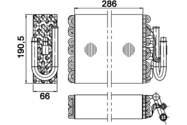 Mahle Εξαεριωτής, Σύστημα Κλιματισμού - Ae 35 000P Mahle Εξαεριωτής, Σύστημα Κλιματισμού - Ae 35 000P