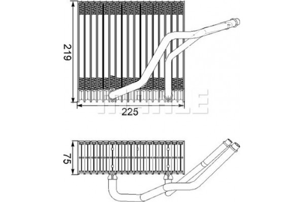 Mahle Εξαεριωτής, Σύστημα Κλιματισμού - Ae 38 000S